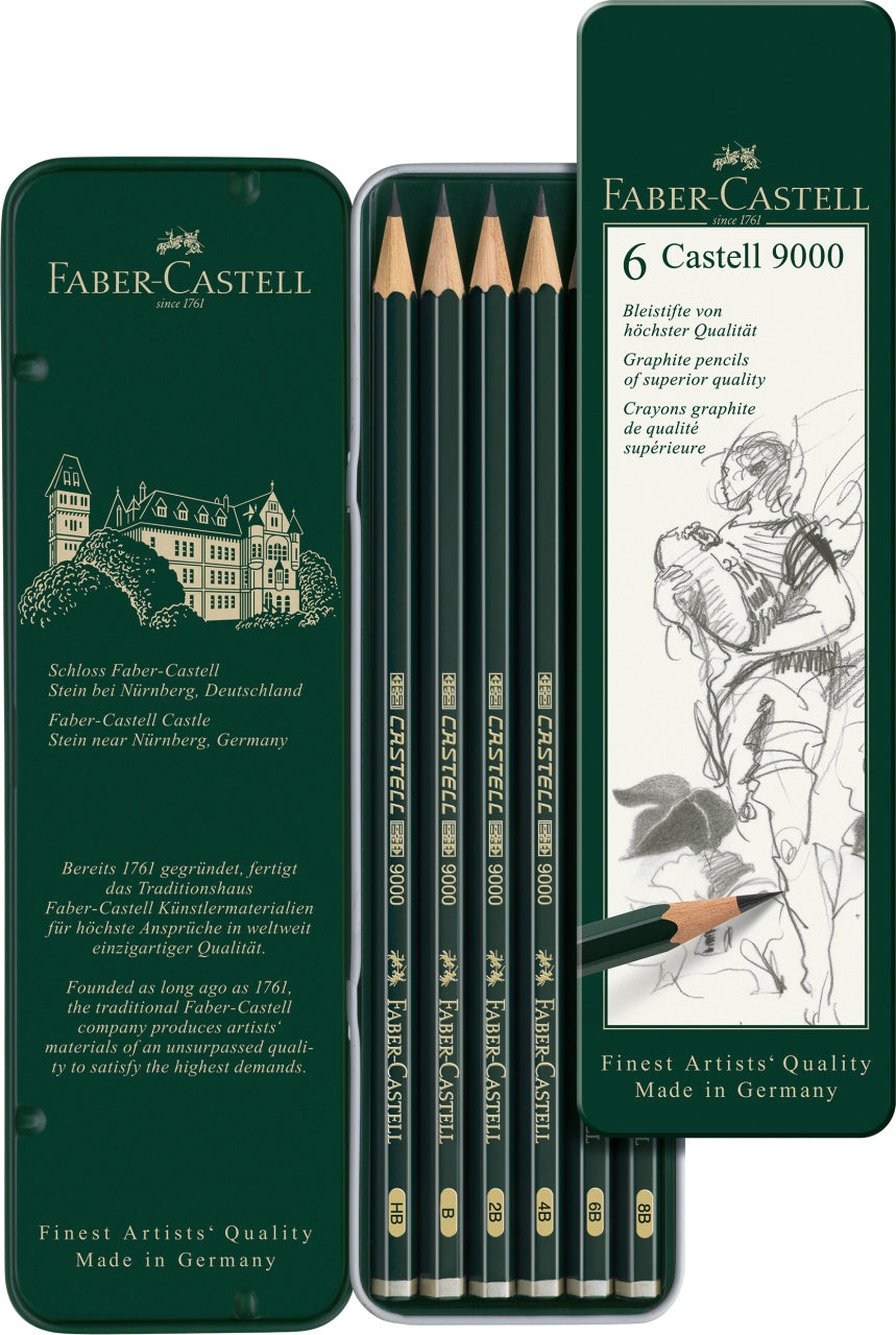 Faber-Castell : Castell 9000 blyant sæt