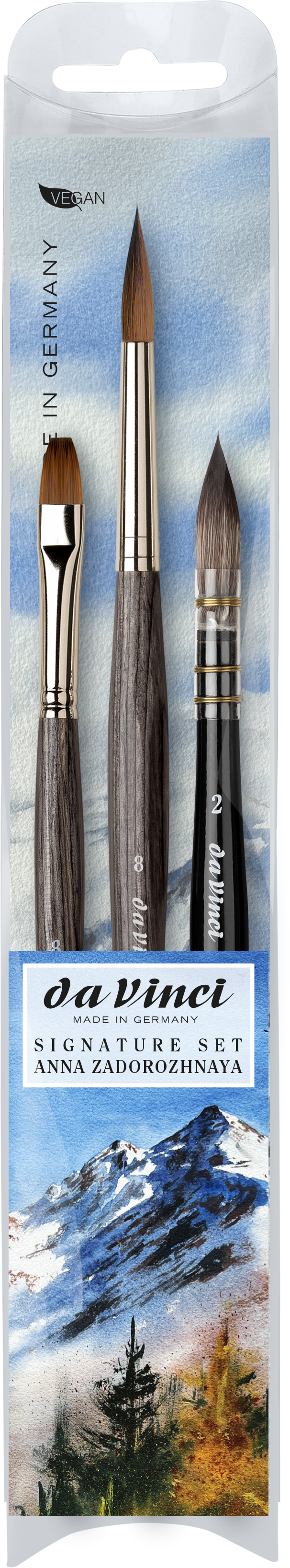 Da Vinci : "Anna Zadorozhnaya" Signature Brush Set - 11753