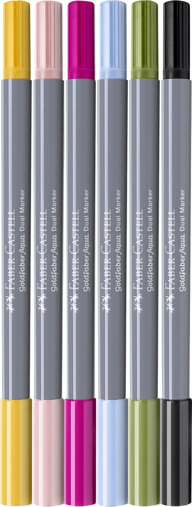 Faber-Castell : Goldfaber Aqua Dual marker sæt - Lettering