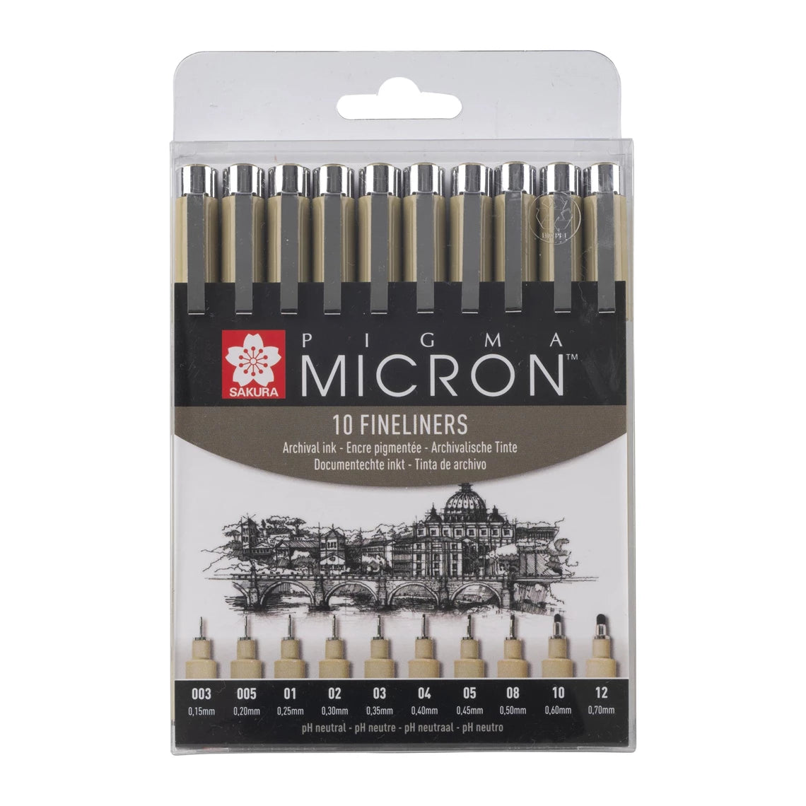 Sakura : Pigma Micron Black ink Sets