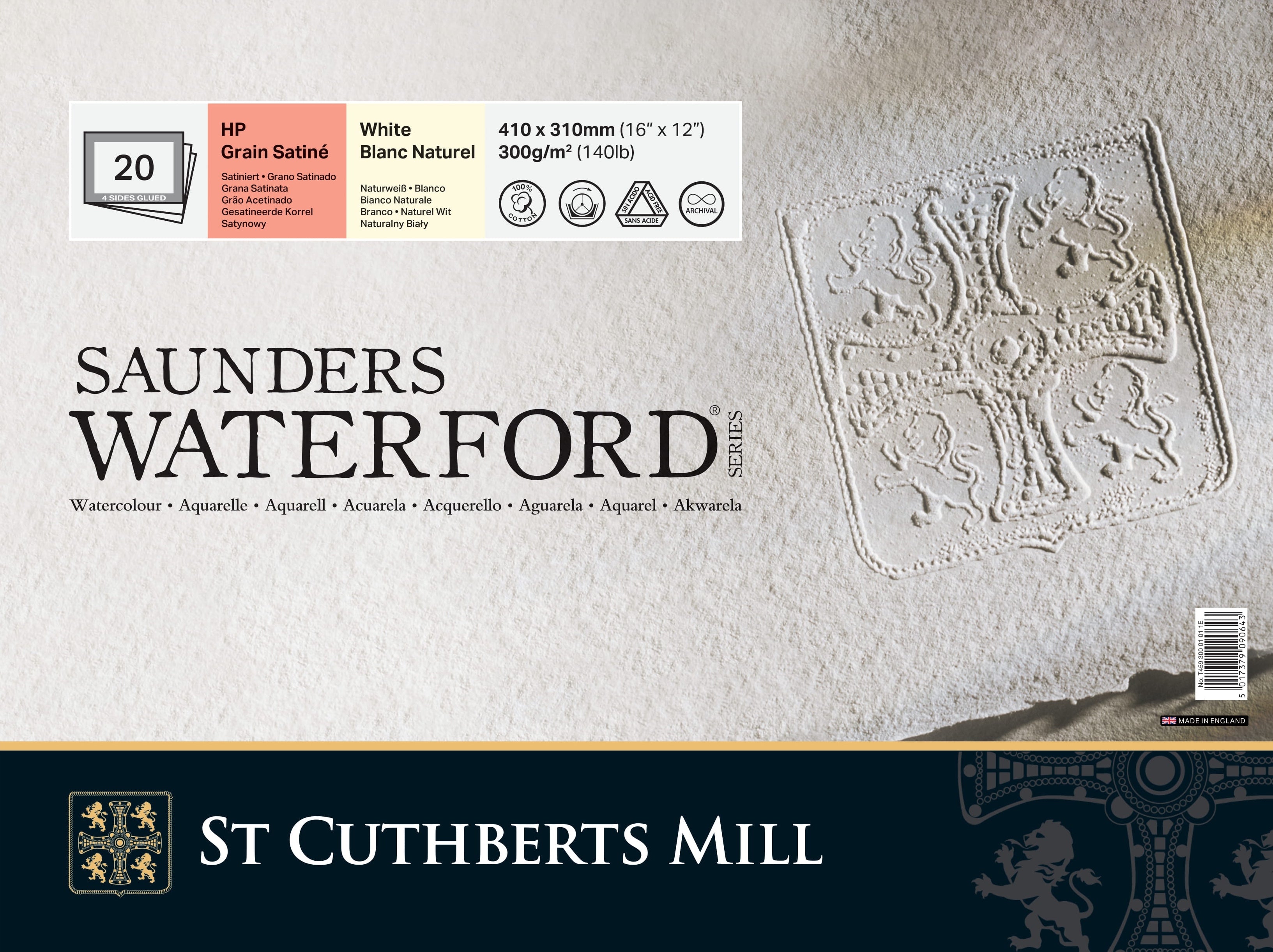 St. Cuthberts Mill : Saunders Waterford Block Hotpress