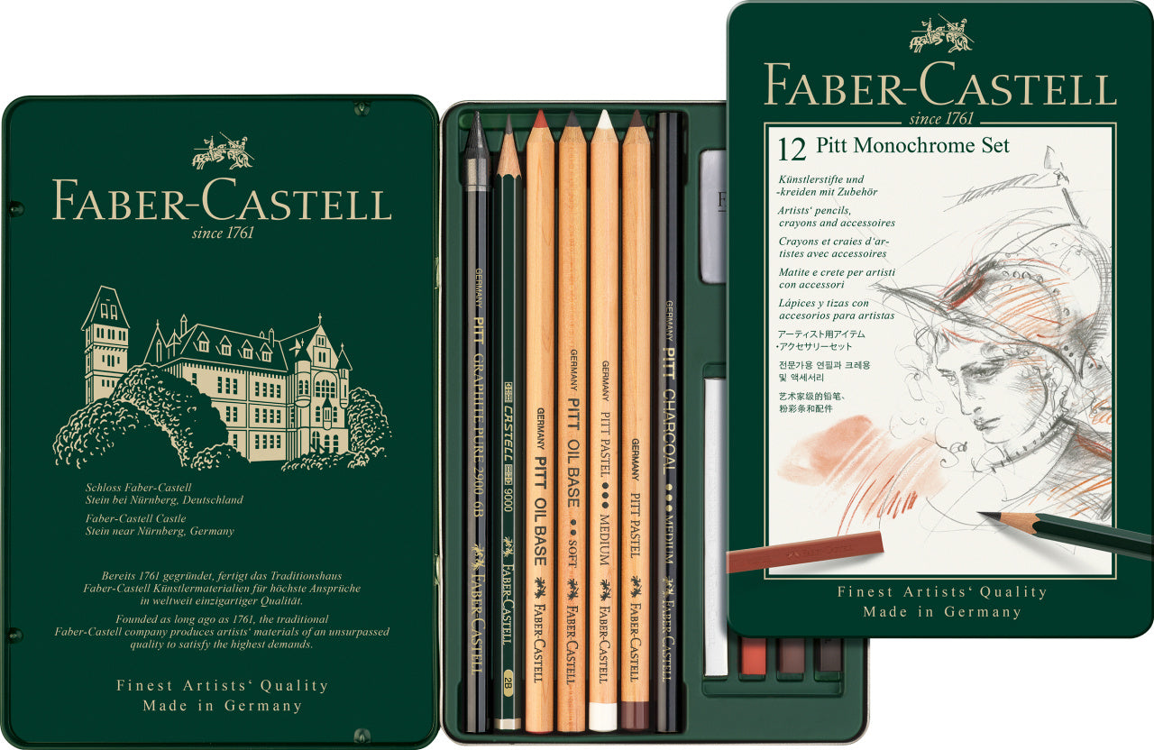 Faber-Castell : Pitt Monochrome sæt