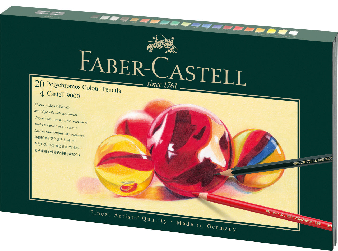 Faber-Castell : Polychromos farveblyant gavesæt