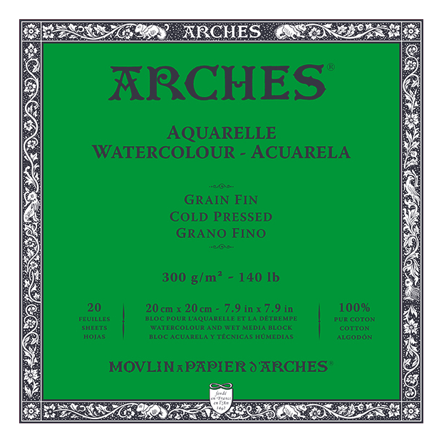 Arches : Aquarelle Block 300gsm