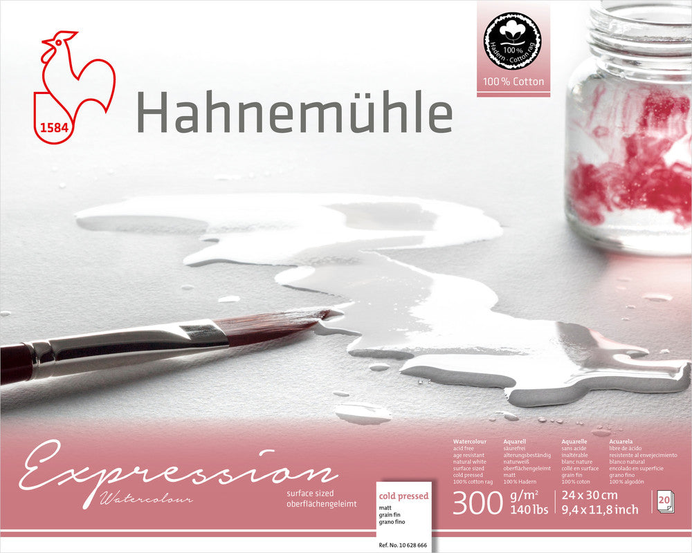 Hahnemühle : Expression Watercolour block : Coldpress