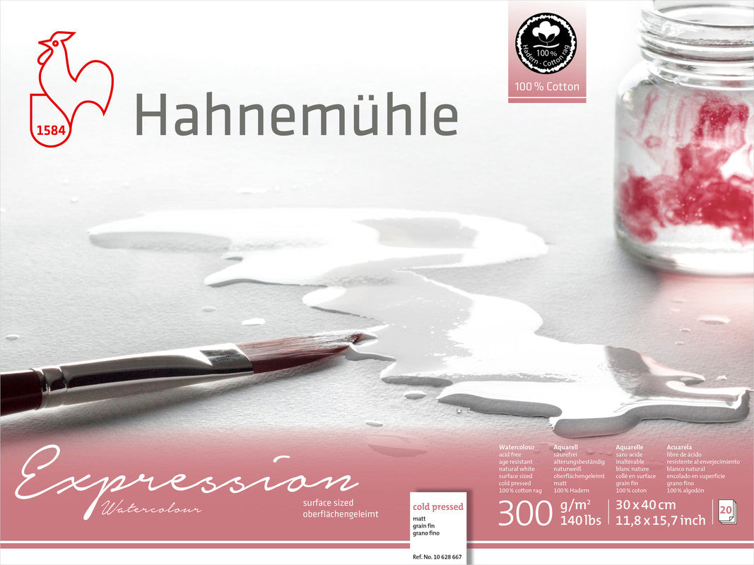 Hahnemühle : Expression Watercolour block : Coldpress