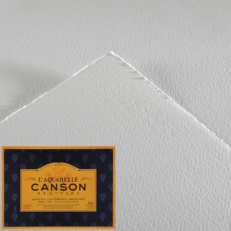 Canson : Héritage Akvarel Block 300gsm